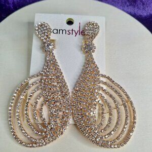 “Golden Aria” Sculptural Earrings